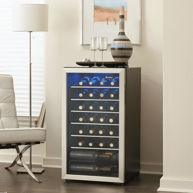 Single zone wine cooler