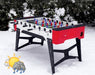 babyfoot exterieure longoni storm soccer f1 in the snow