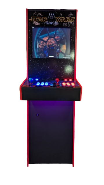 Star wars themed prebuilt arcade machine front view