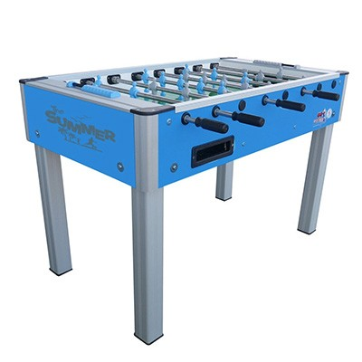 Roberto Sport summer foosball table angled view