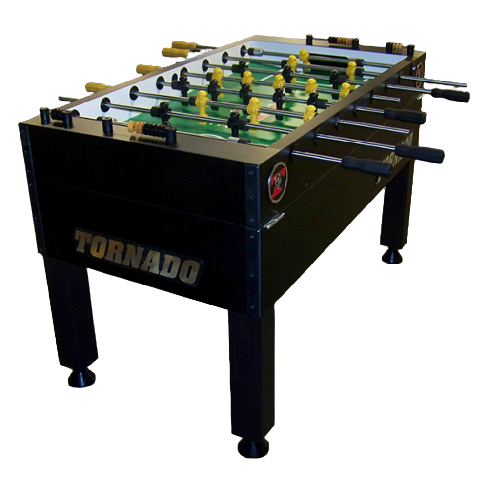 TornadoT3000 Matte Black foosball table