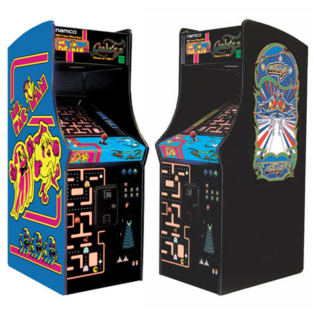 Machine d'arcade verticale Mme Pac-Man/Galaga