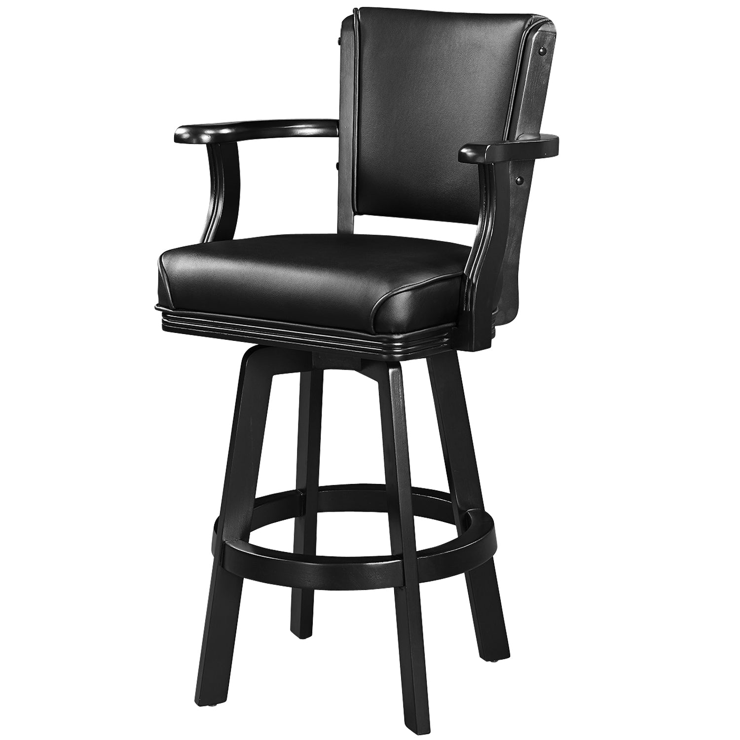 Bar Stool with padded seat and back - 6 colors available