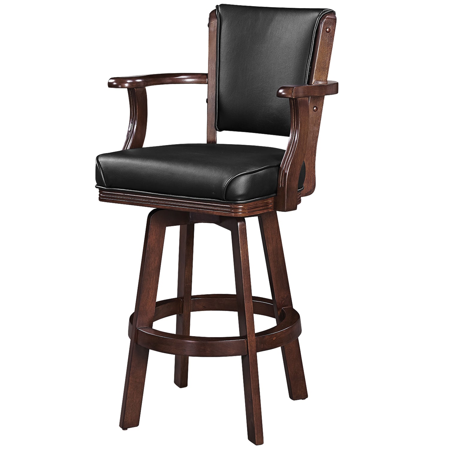 Bar Stool with padded seat and back - 6 colors available