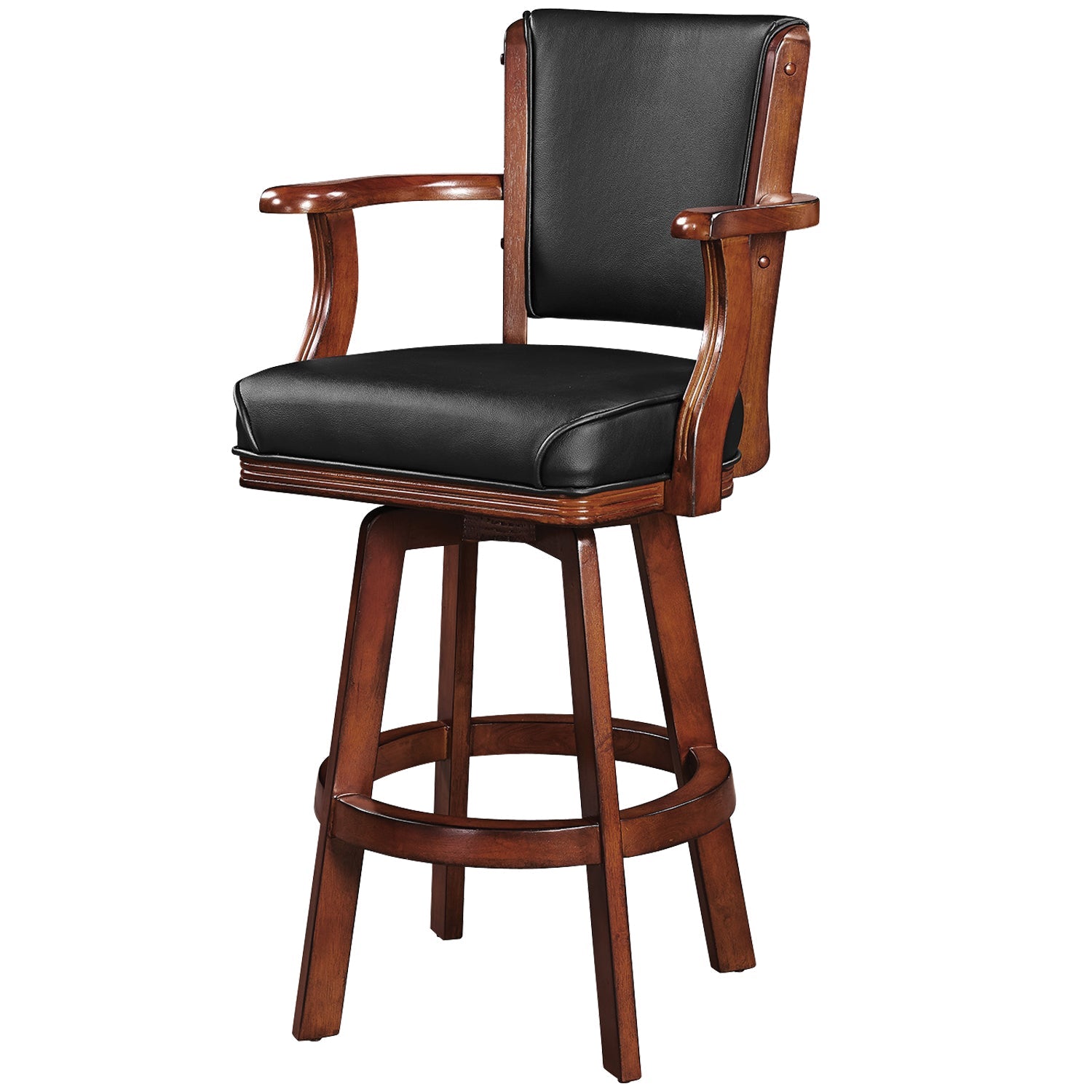 Bar Stool with padded seat and back - 6 colors available