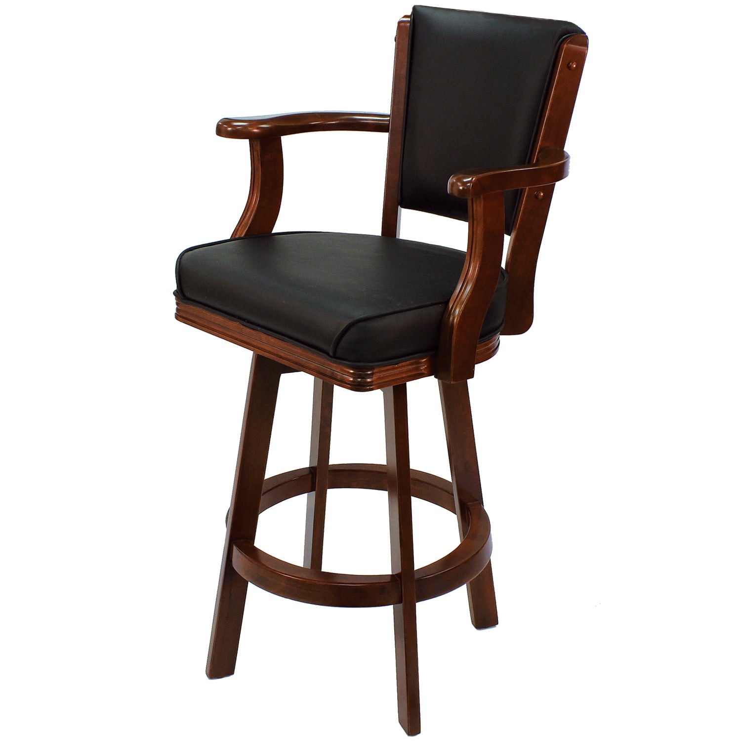 Bar Stool with padded seat and back - 6 colors available