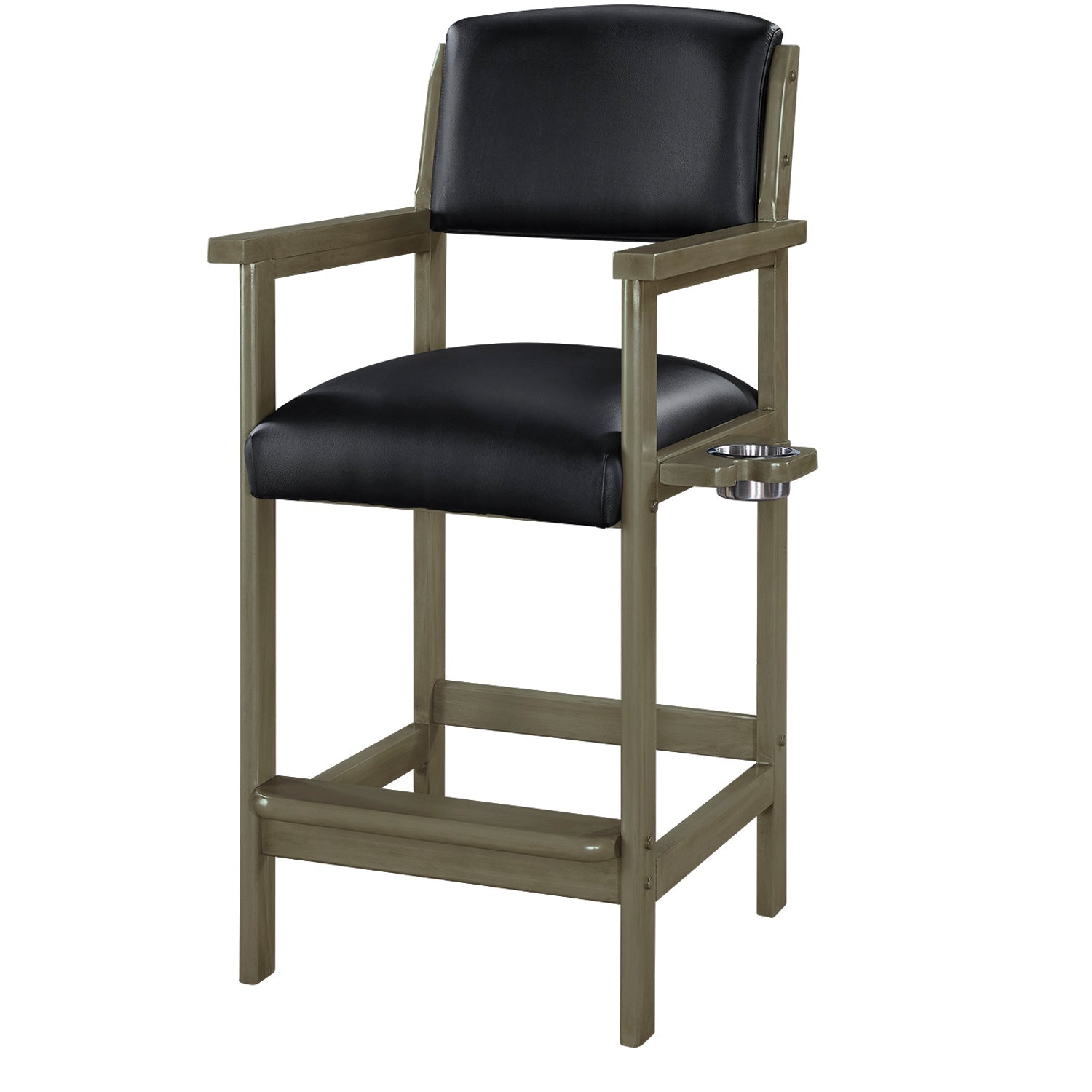 Mancave Bar stool with built in cup holder