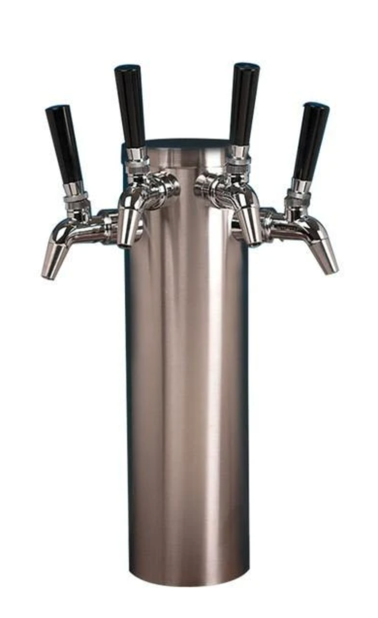 KegLand Series X | Kegerator (With Quadruple SS Nukatap Tower)